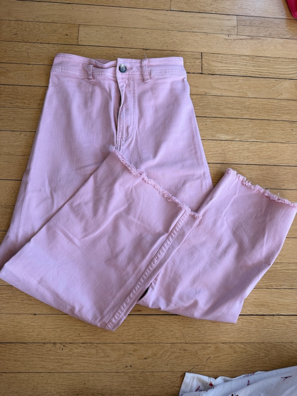 Billabong Pastel Pink Straight Leg Jeans